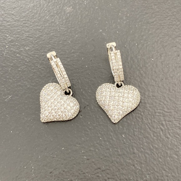 CZ Heart Drop Earrings
Tasha NEW - Picture 3 of 4